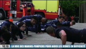 Marseille : les marins-pompiers transmettent leurs valeurs aux cadets