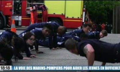 Marseille : les marins-pompiers transmettent leurs valeurs aux cadets