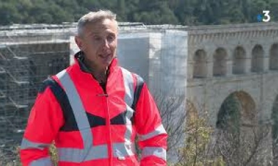 L'Aqueduc de Roquefavour en chantier ! Le plus bel ouvrage du Canal de Marseille fait peau neuve