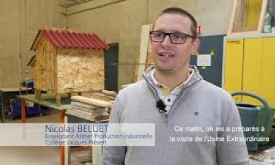 EDF : journée dans une classe pour préparer l'Usine Extraordinaire à Marseille